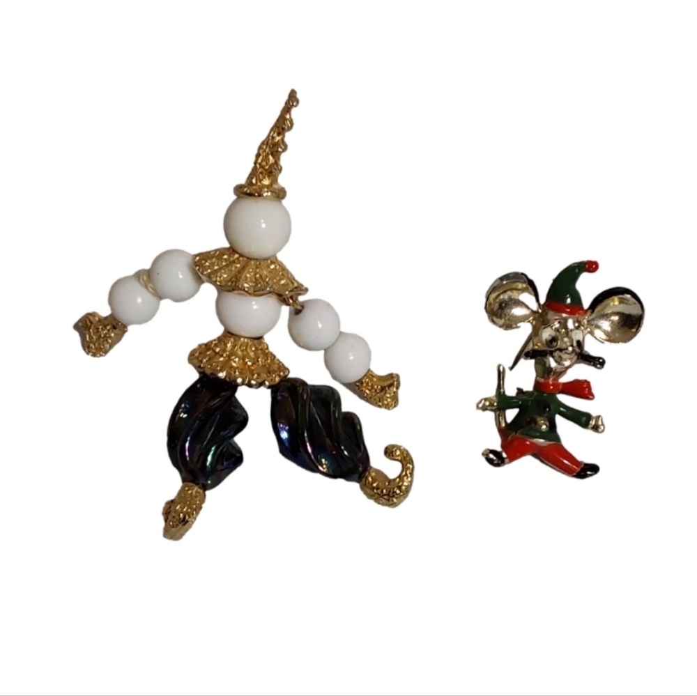 CLOWN  BROOCH PIN 2‎